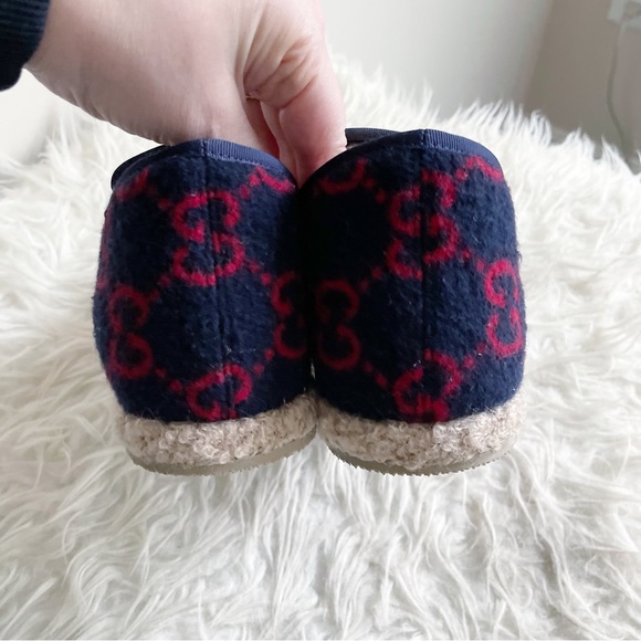 Gucci Fria Merino Wool Horsebit GG Loafer Blue Red
size 37 - Picture 5 of 11